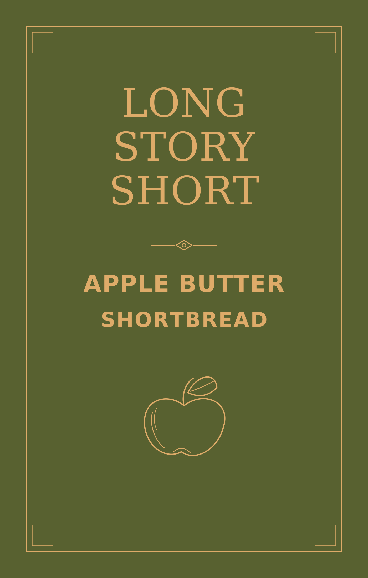 Apple Butter Shortbread label