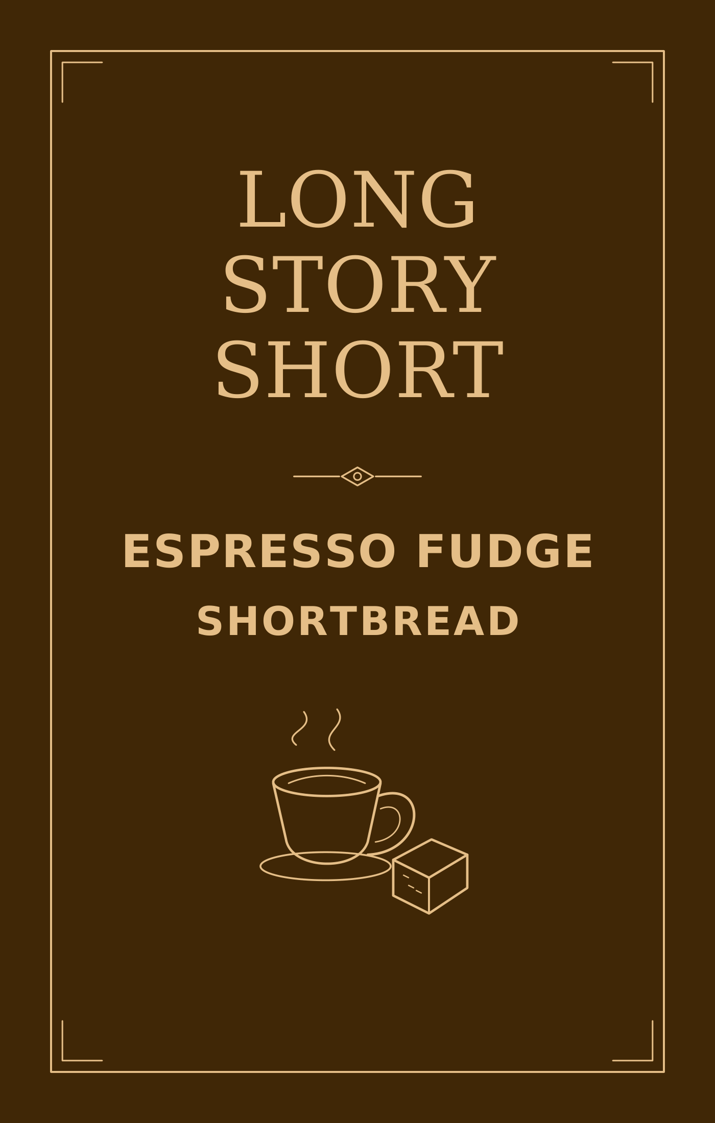 Espresso Fudge Shortbread label
